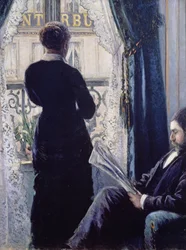 Intérieur, femme à la fenêtre, 1880